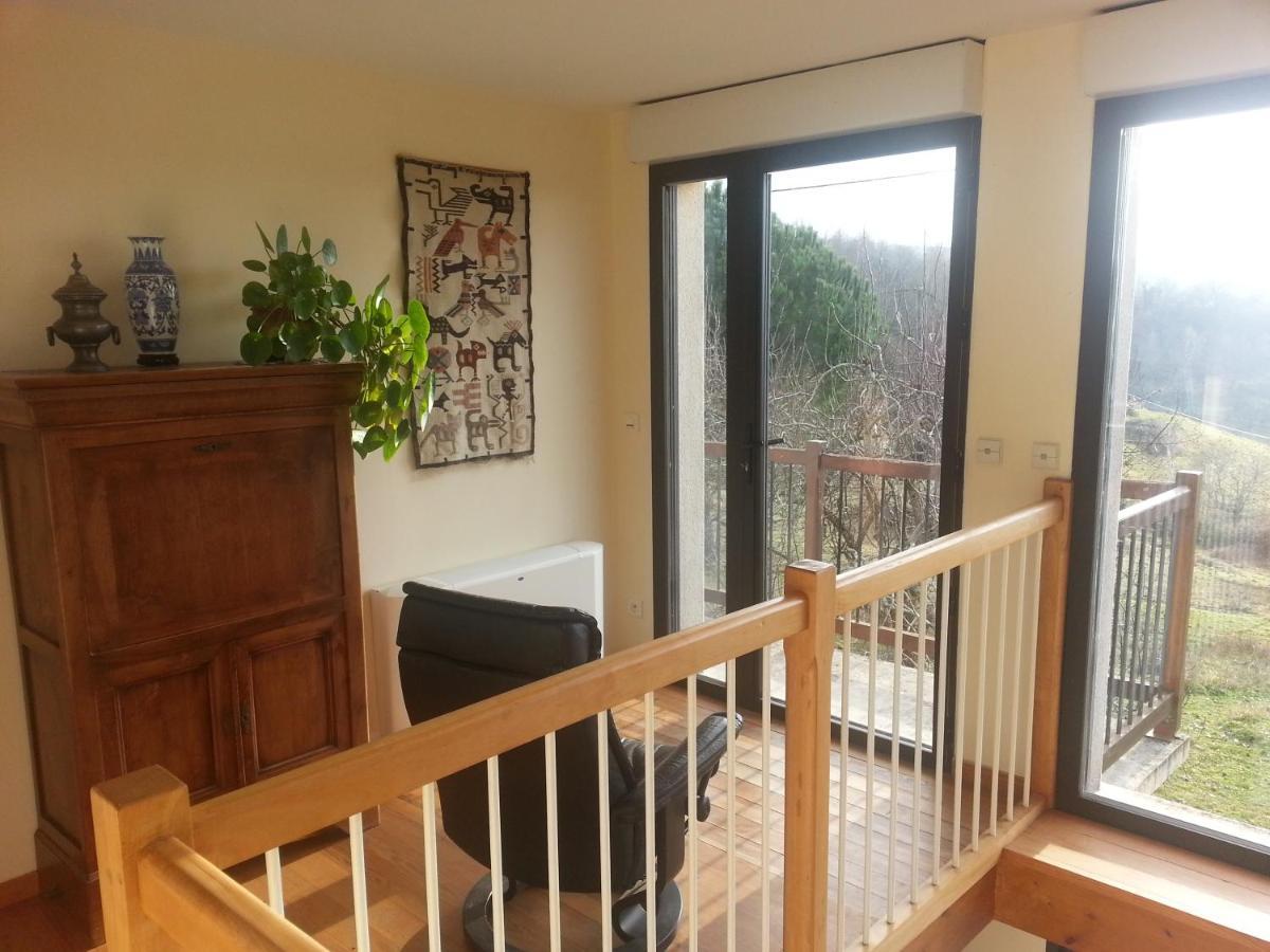Maison Sur La Colline Cheminee Wifi Proche Thermes Aubin  Eksteriør bilde