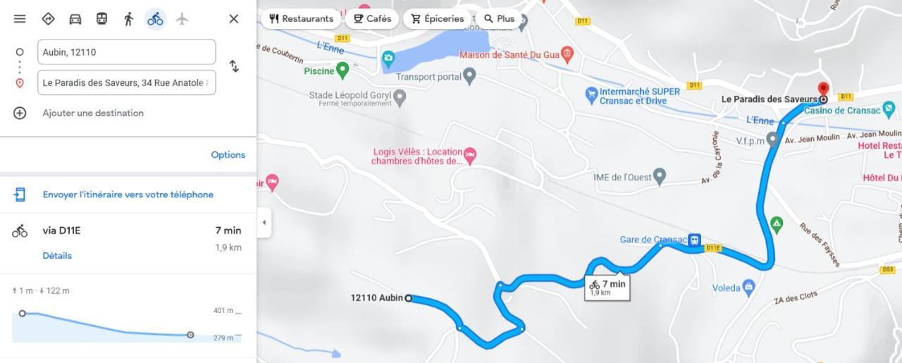 Maison Sur La Colline Cheminee Wifi Proche Thermes Aubin  Eksteriør bilde